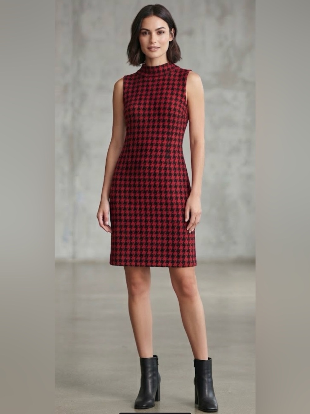 AA Studio Red & Black Women’s Sheath Dress Size 14